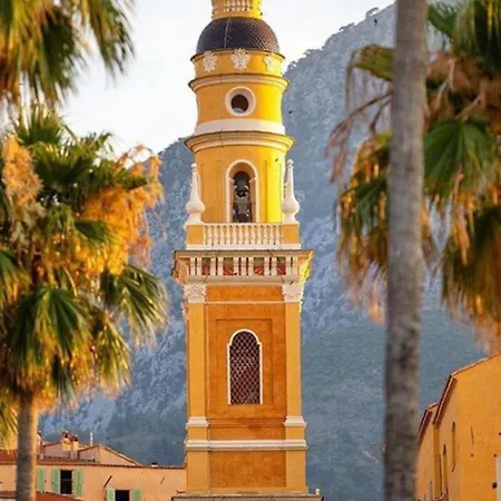 Joli Bord De Entre Menton Et Monaco 아파트 로퀴에브륀캡마르탱